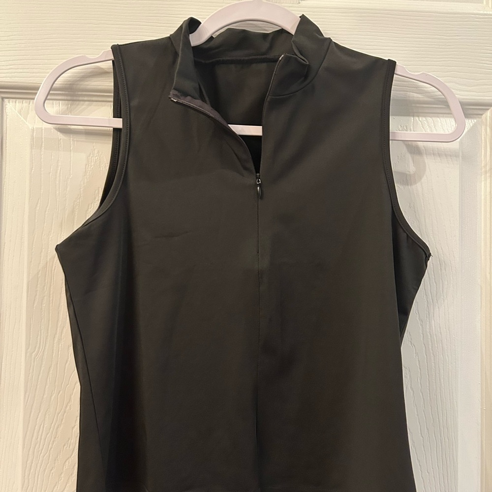 Sleeveless Black Women's Top